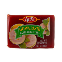 La Fe Guava Paste Clear 14.1 oz, a deliciously sweet and tangy tropical flavor, perfect for Latin food enthusiasts.