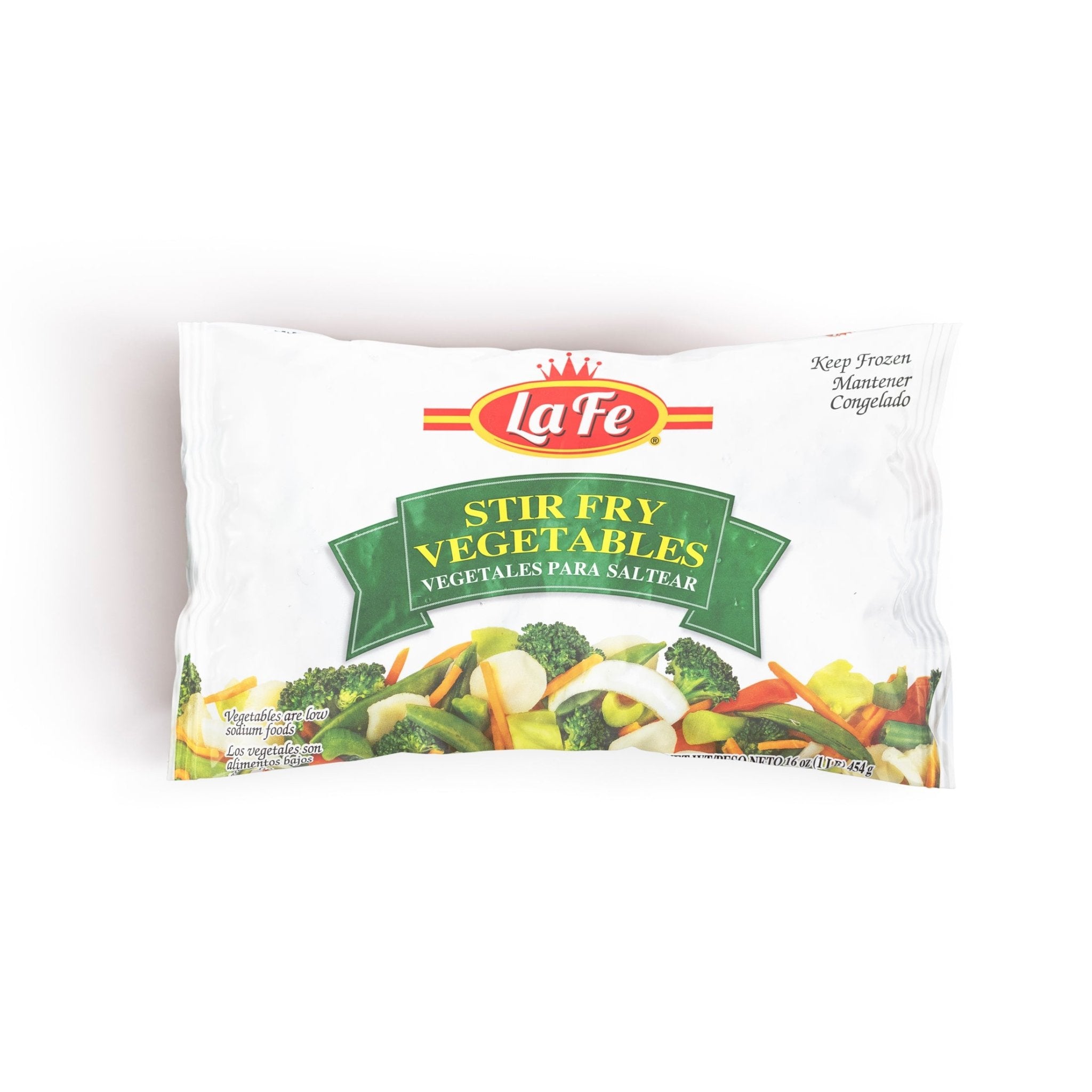 La Fe Stir Fry Vegetables blend, featuring quality fresh Latin food for healthy meals, perfect for authentic comida latina.