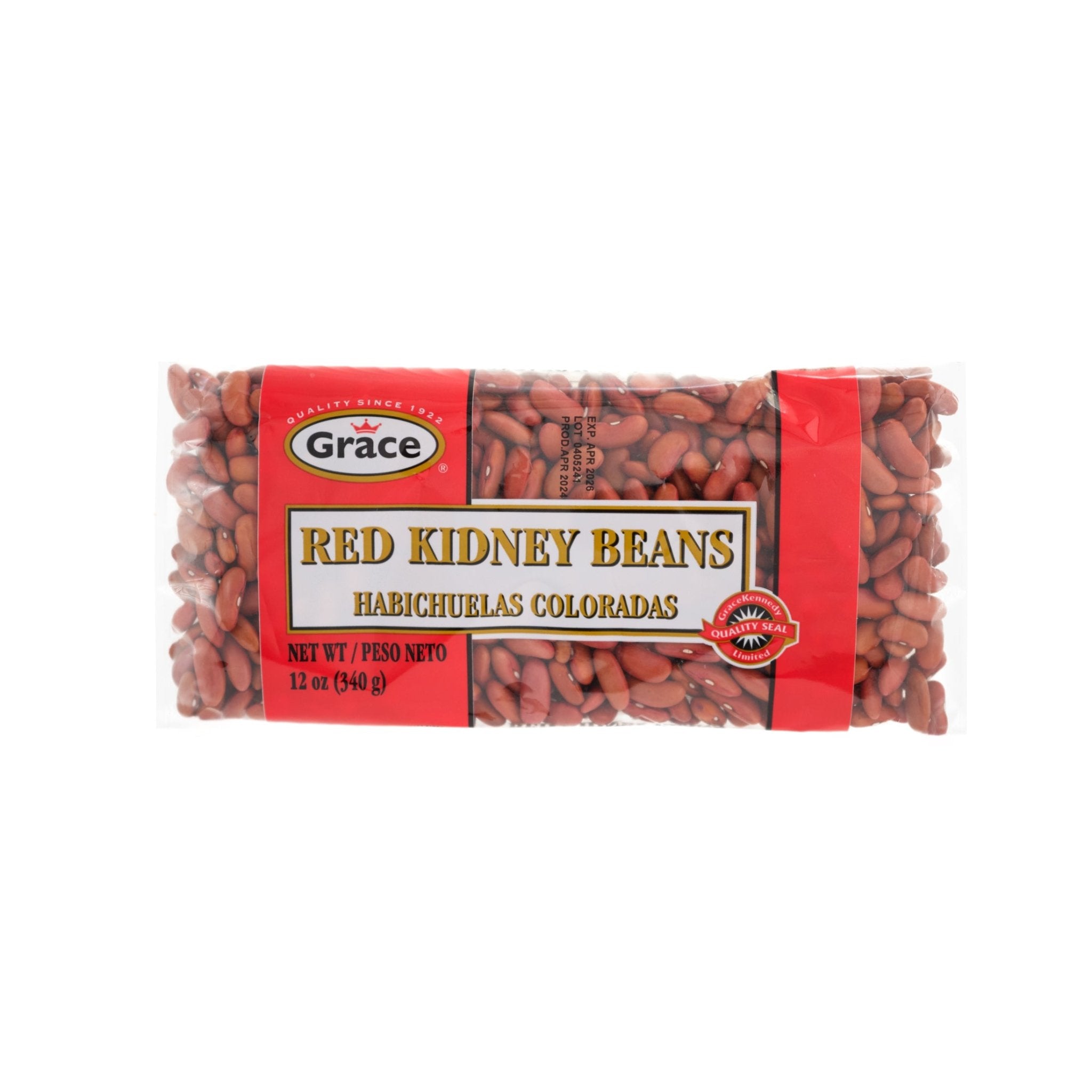 Grace Red Kidney Beans 12 oz - nutritious, quality Latin food for authentic meals, packed with protein and flavor.