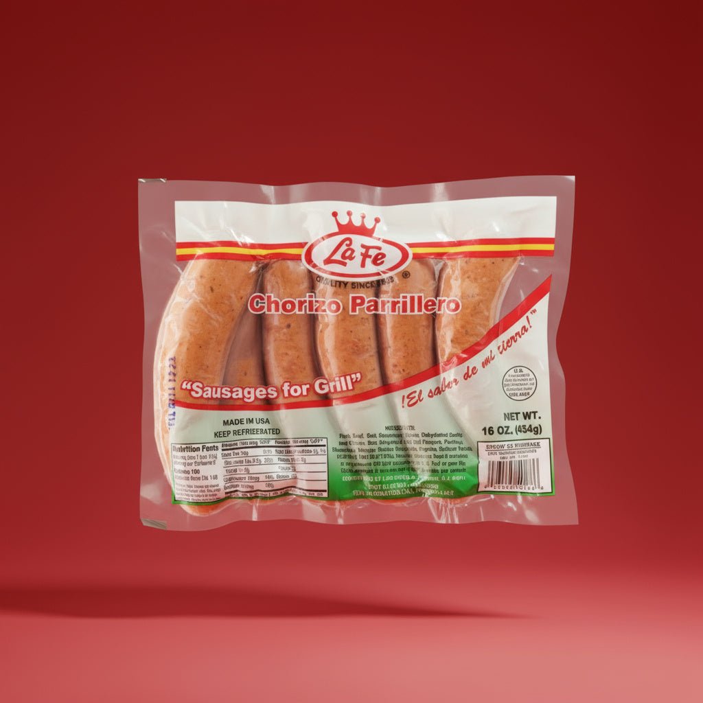 LA FE CHORIZO PARRILLERO 12/1 LB - La Fe Foods
