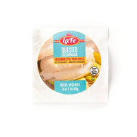 LAFE QUESO COLOMBIANO 16oz, authentic Colombian cheese for melting and snacking, perfect for Latin recipes.