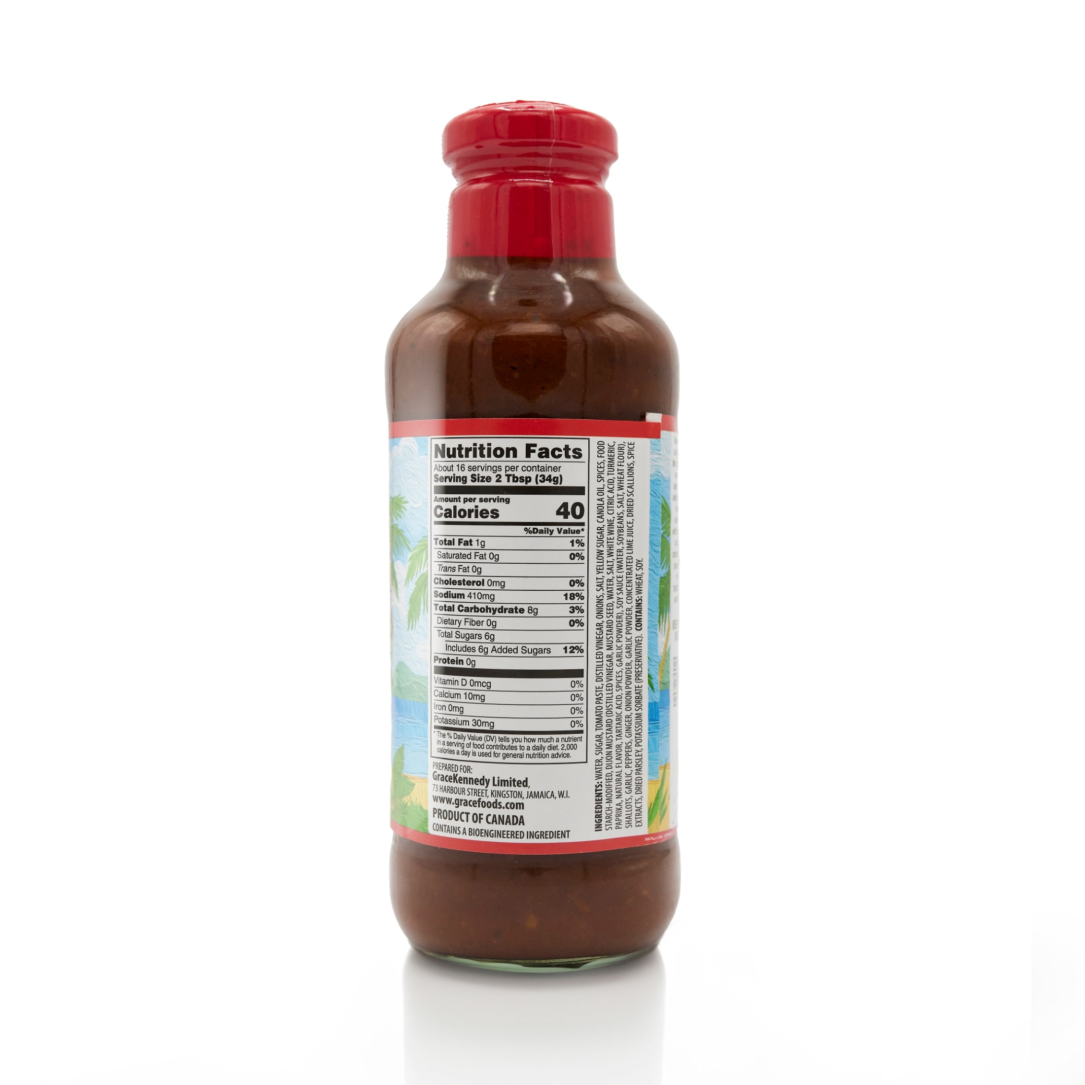 GR. JERK BBQ SAUCE 12x16oz