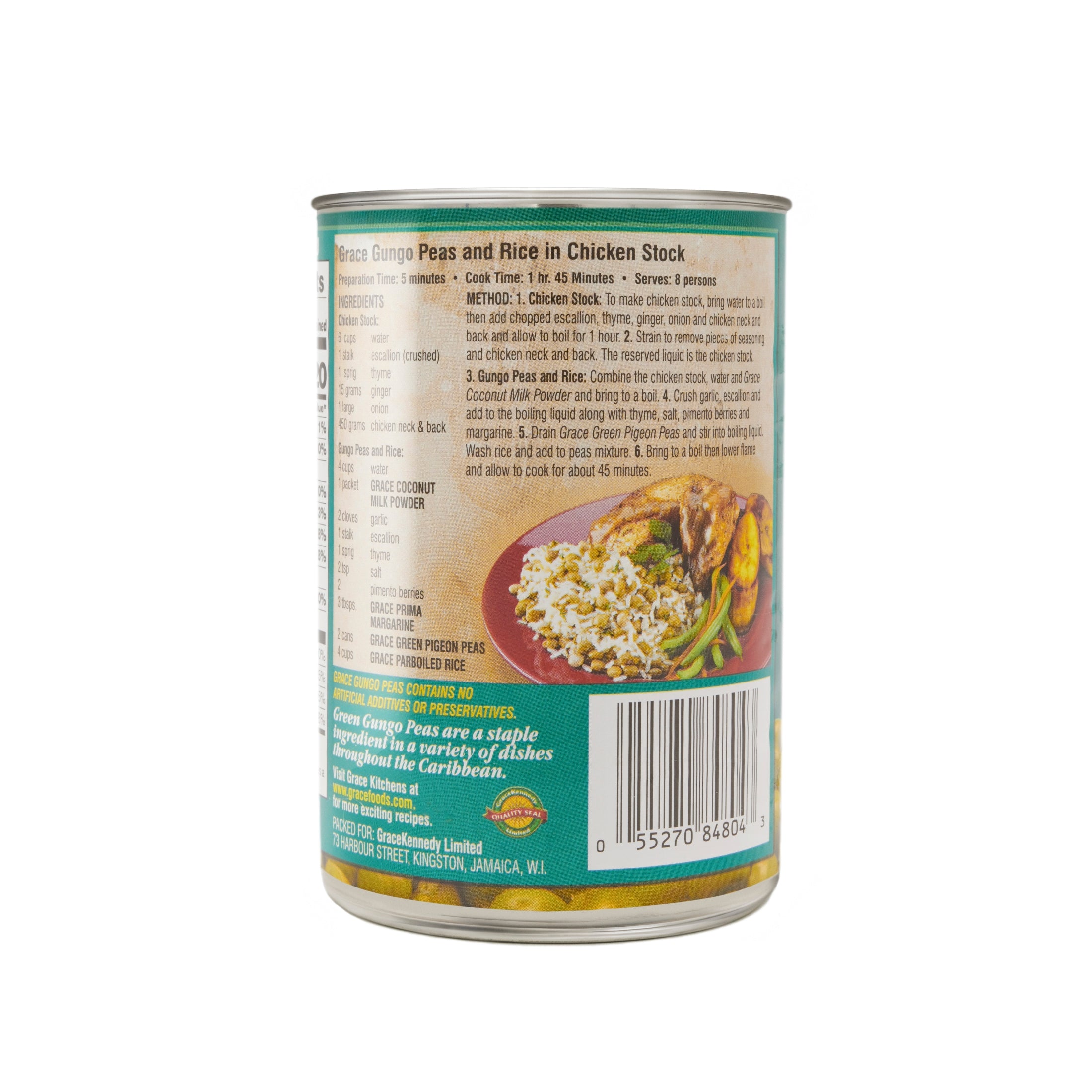 GRACE GREEN PIGEON PEAS 24/15 OZ