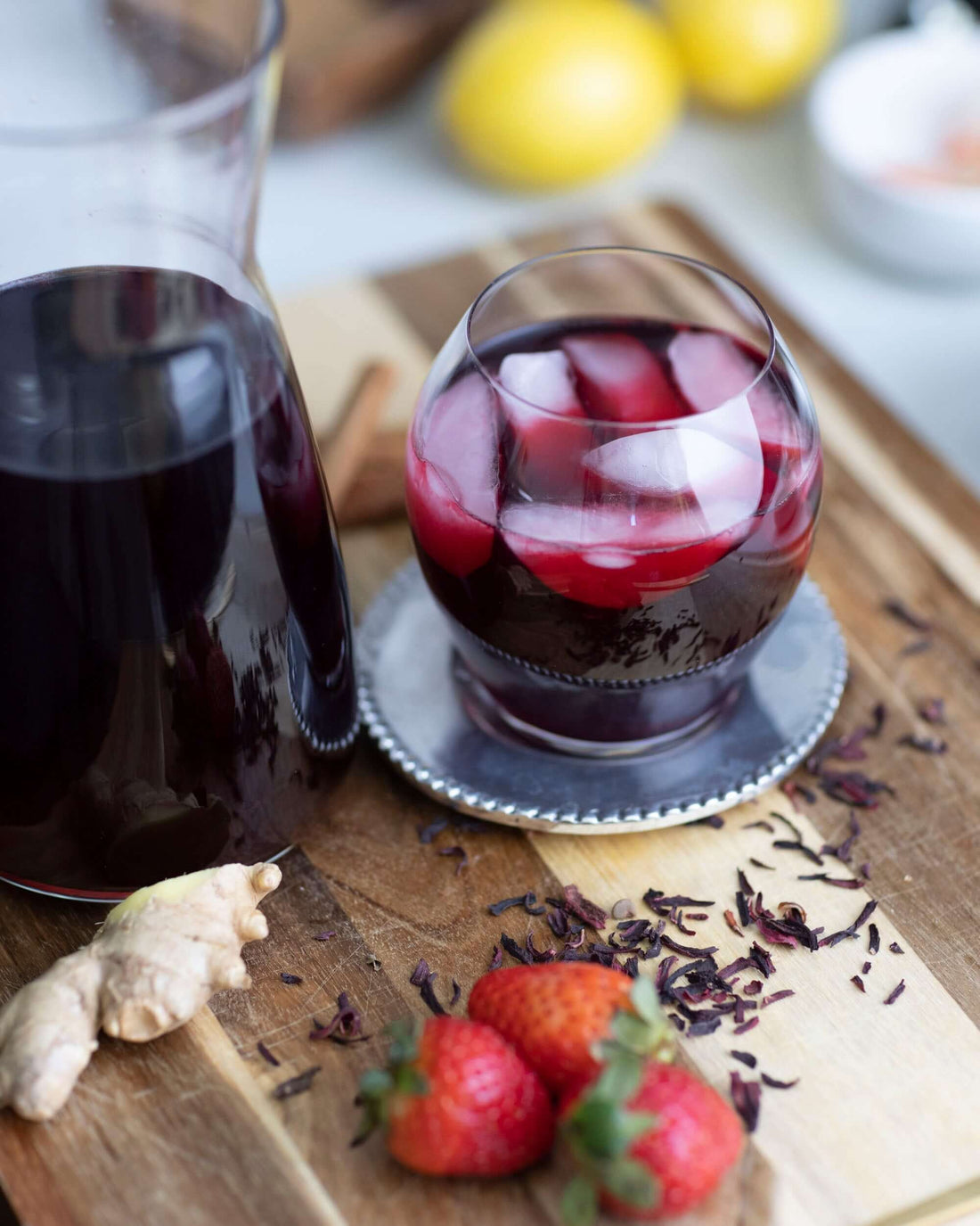 Make Hibiscus Iced Tea - La Fe Foods