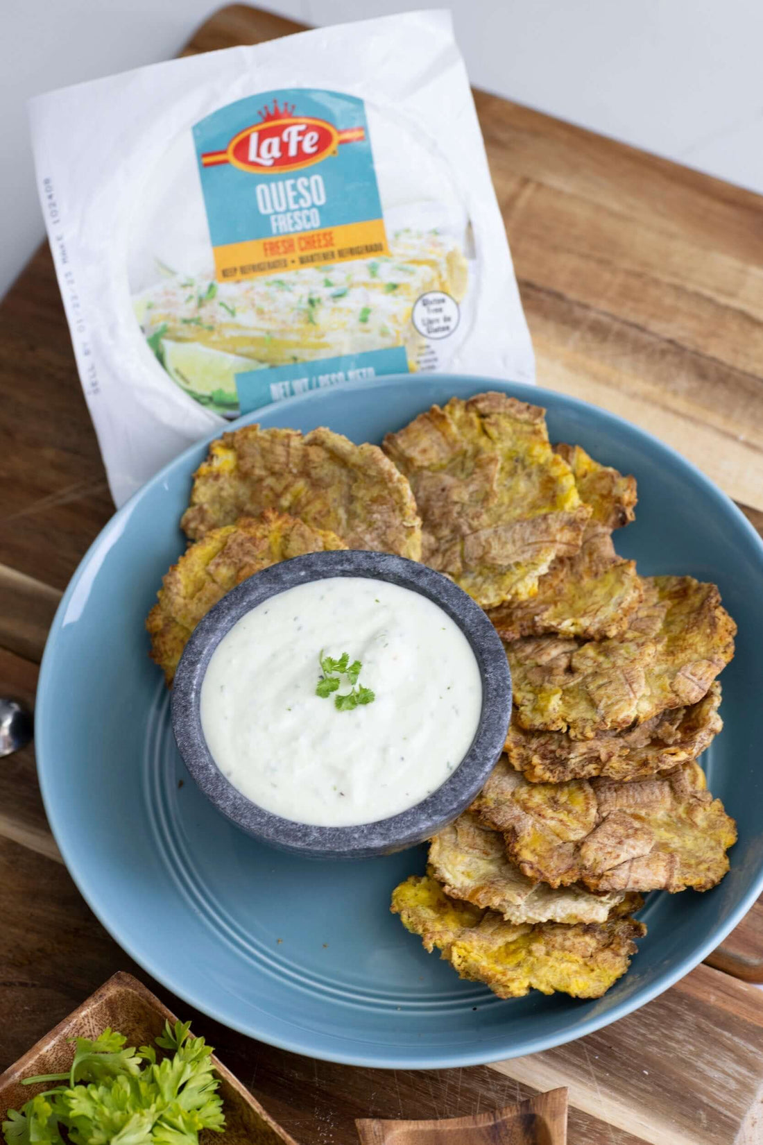 How to Make Salsa de Queso for Tostones - La Fe Foods