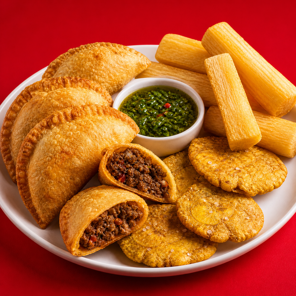 frozen empanadas yuca and tostones ready to cook foods la fe