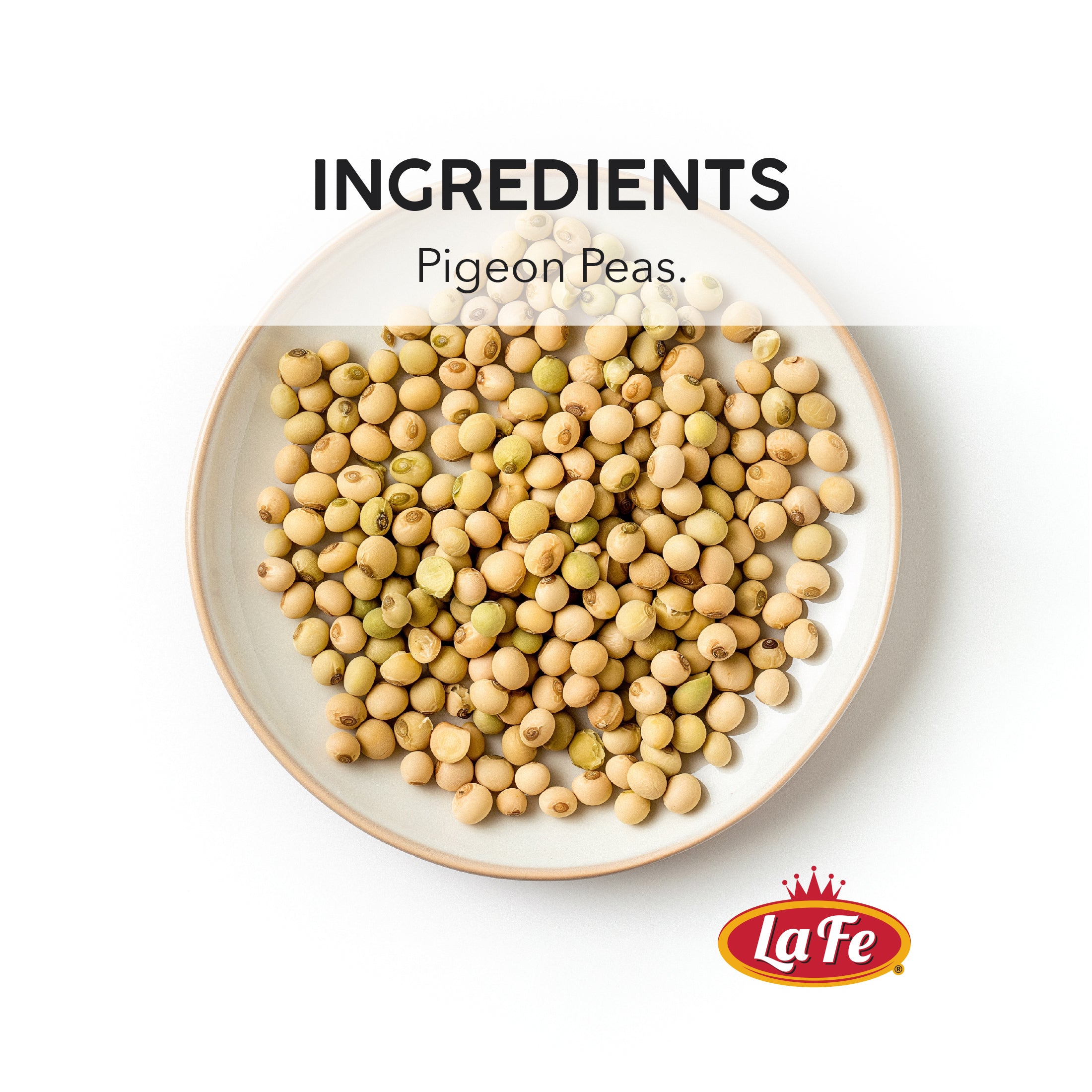 LA FE FROZEN PIGEON PEAS 24/14 OZ