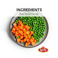 Fresh La Fe peas and diced carrots, perfect for authentic Latin dishes and packed with nutrients.