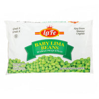 La Fe Baby Lima Beans in a frozen bag, perfect for authentic Latin food and healthy meals.