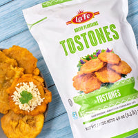 Lafe Family Pack Tostones, authentic Latin food, crispy green plantains, perfect for family meals, buy Latin food online.