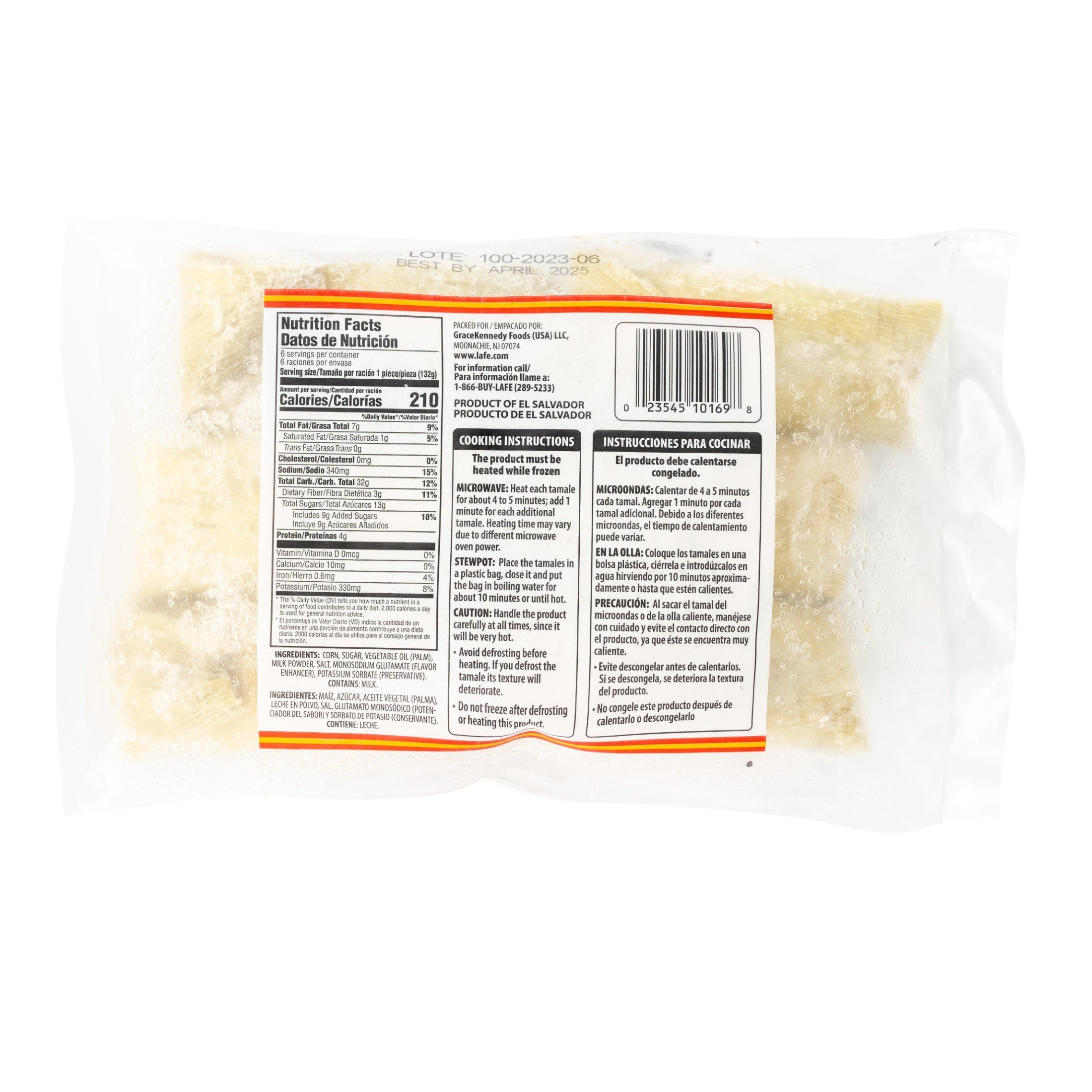 LA FE TAMAL DE-ELOTE 12/6 PK