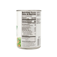 Nutrition facts for LA FE Veg Can Peas & Carrots - a quality Latin food product ideal for nutritious meals.
