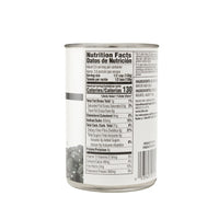 Nutrition facts for LA FE BEANS-15 BLACK 24/15 OZ, a quality source of protein and fiber in authentic Latin cuisine.