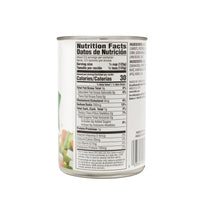 Nutrition facts for La Fe Veg Can Mixed-Vegetables, a quality Latin food product, offering essential vitamins and minerals.