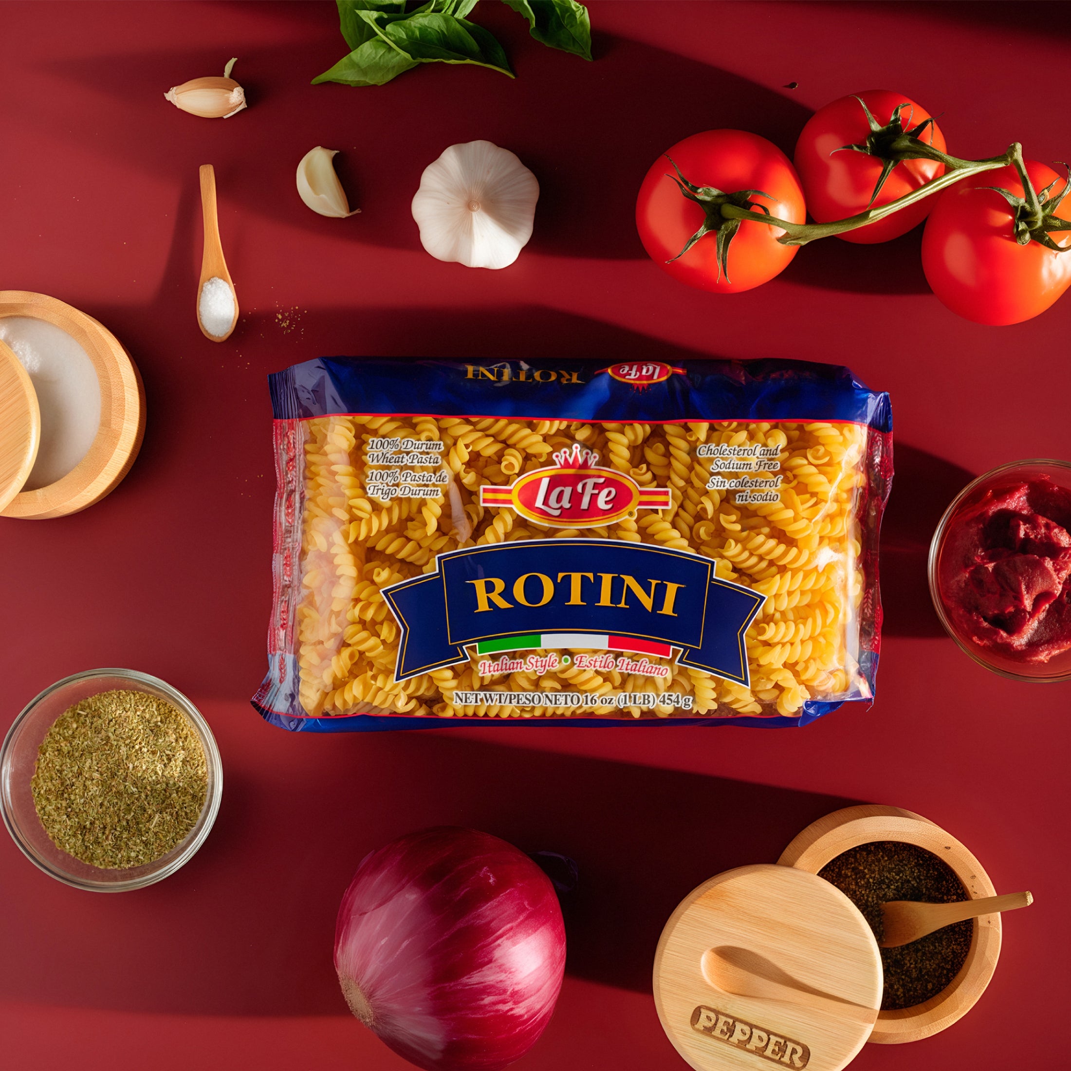 LA FE PASTA ROTINI 20/16 OZ