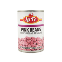 La Fe Pink Beans can, 15.5 oz, nutritious and tasty addition to authentic Latin food recipes and healthy meals.