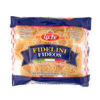 La Fe Pasta Fidelini Fideos 10 oz, authentic Latin food, ideal for family meals and quality Latin cuisine.