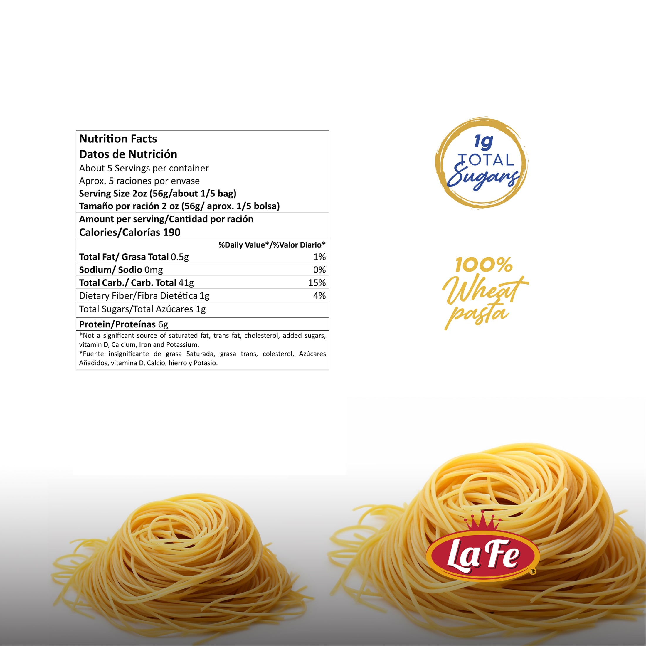 LA FE PASTA FIDELINI FIDEOS 12/10 OZ