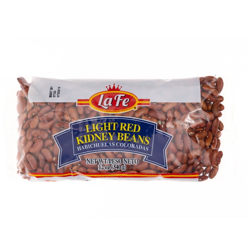 La Fe Dry Light Red Kidney Beans, nutritious and versatile, perfect for authentic Latin food dishes.
