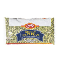 La Fe Green Split Peas 12oz, high-quality split peas for authentic Latin food, packed with nutrients and flavor.