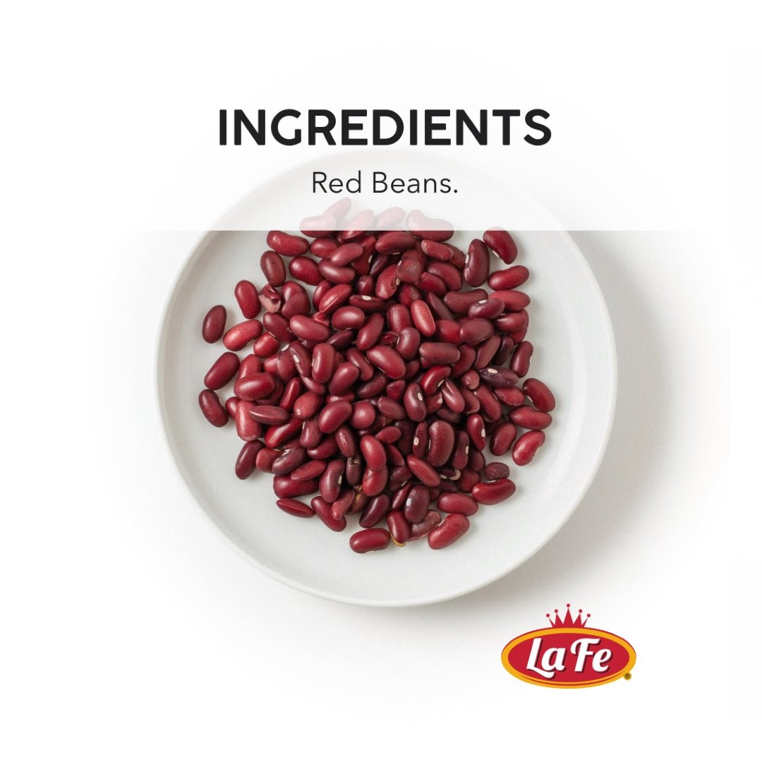 La Fe dry light red kidney beans, a quality ingredient for authentic Latin food and healthy meals.