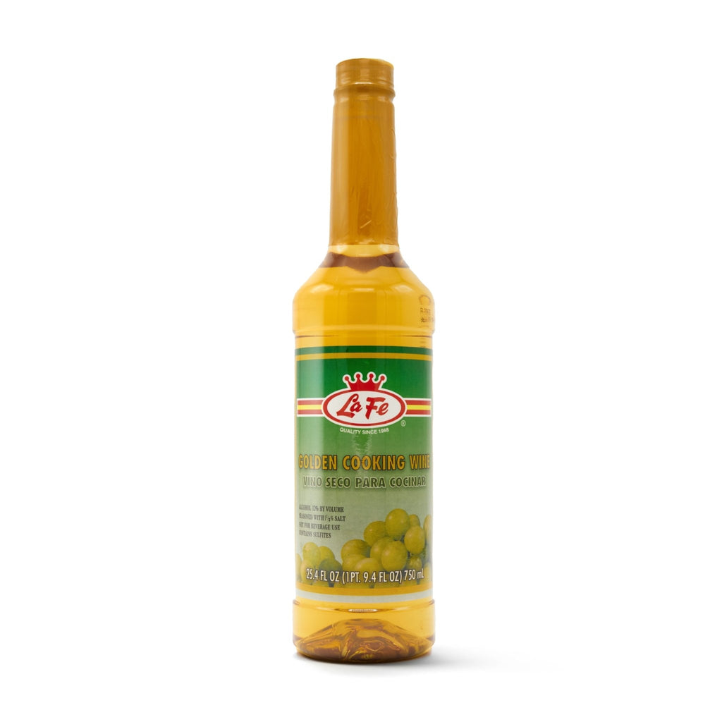 LAFE Cooking Wine Golden 25.4 oz bottle, perfect for enhancing Latin dishes and authentic flavors in cooking.