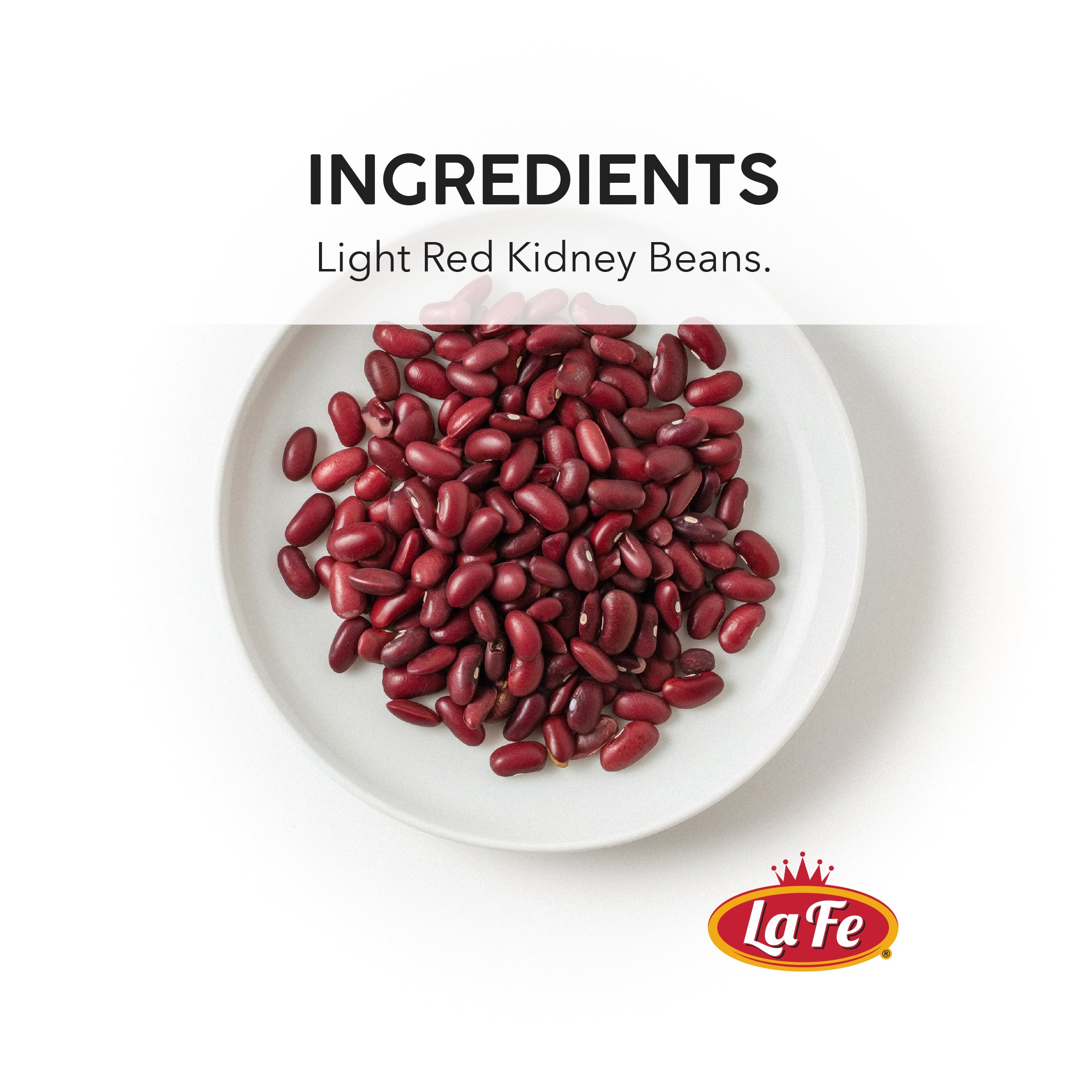 LA FE DRY LIGHT RED KIDNEY BEANS 24X12 OZ