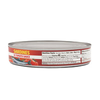 LAFE SARDINES in tomato sauce can, ideal for quick meals, packed with omega-3, perfect for Latin dishes and flavors.