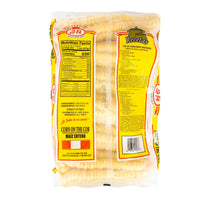 La Fe Peru Choclo-Mazorca packaging, quality Peruvian corn for authentic Latin meals and snacks.