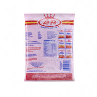 LA FE PULP STRAWBERRY packaging showcasing Latin flavors and nutrition facts, perfect for authentic Latin food lovers.