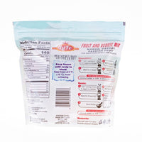 LA FE passion fruit mix packaging for smoothies and desserts, featuring tropical flavors and nutrition facts.