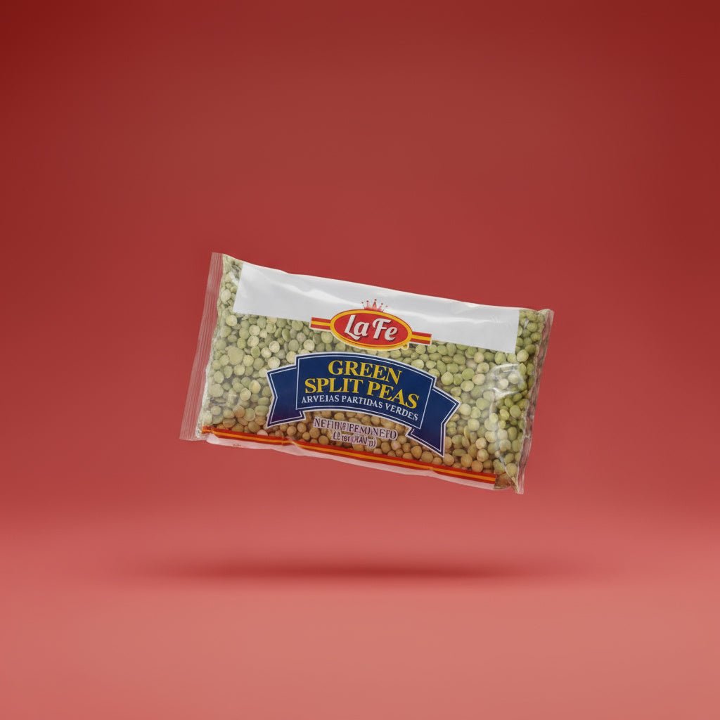 LA FE DRY GREEN SPLITPEA 12OZ - La Fe Foods