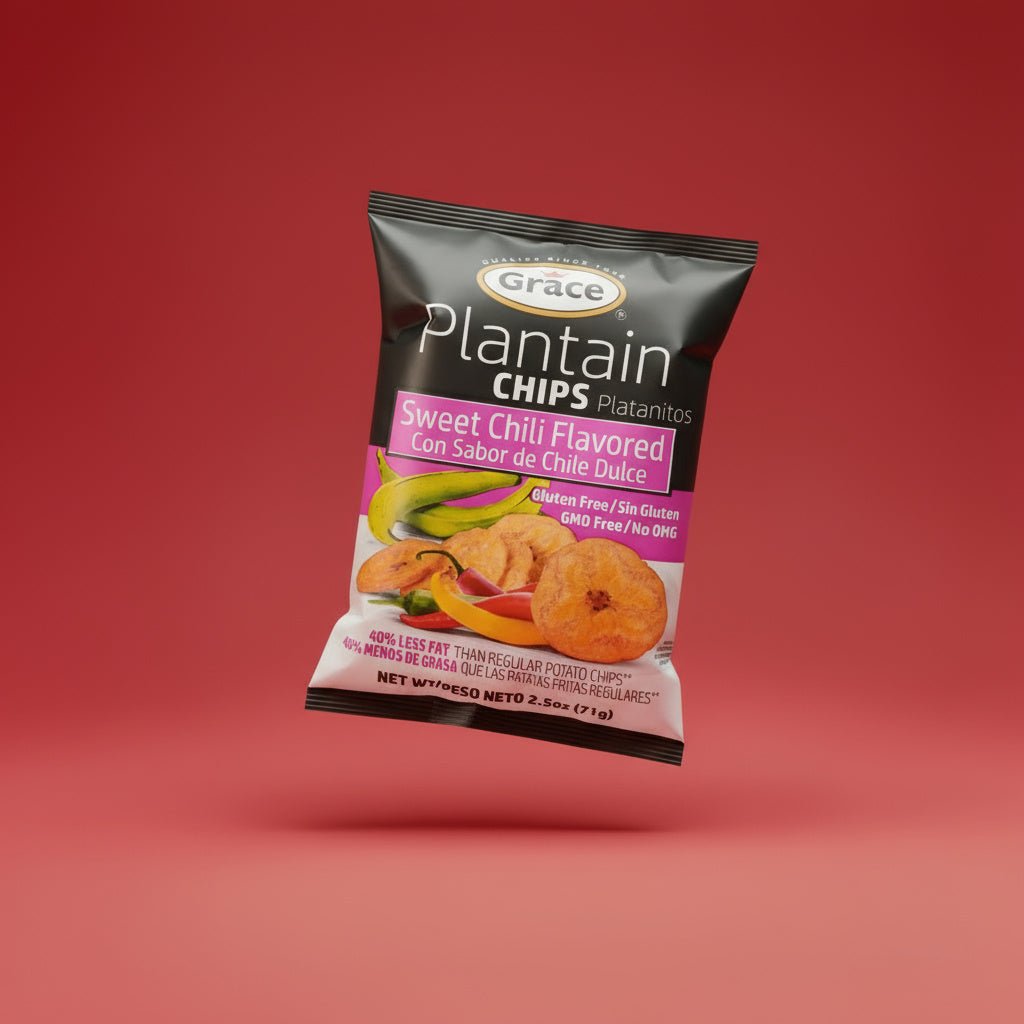 GRACE P/TAIN SWEET CHILLI CHIPS 24X71G - La Fe Foods