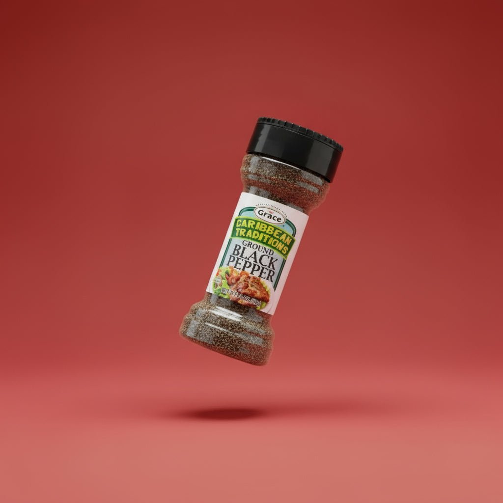CARIB TRAD BLACK PEPPER 12X3oz - La Fe Foods