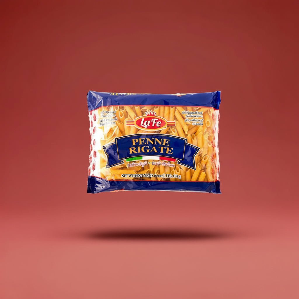 LA FE PASTA PENNE RIGATE 20/16 OZ - La Fe Foods