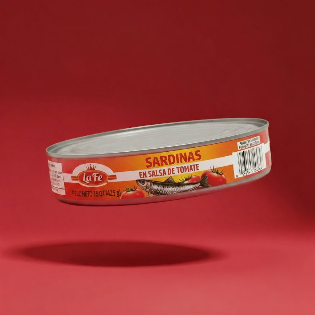 LA FE SARDINES TOMATO SAUCE 24/15 OZ - La Fe Foods