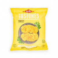 La Fe Tostones Sweet plantain chips package, perfect for snacking and enjoying authentic Latin flavors.