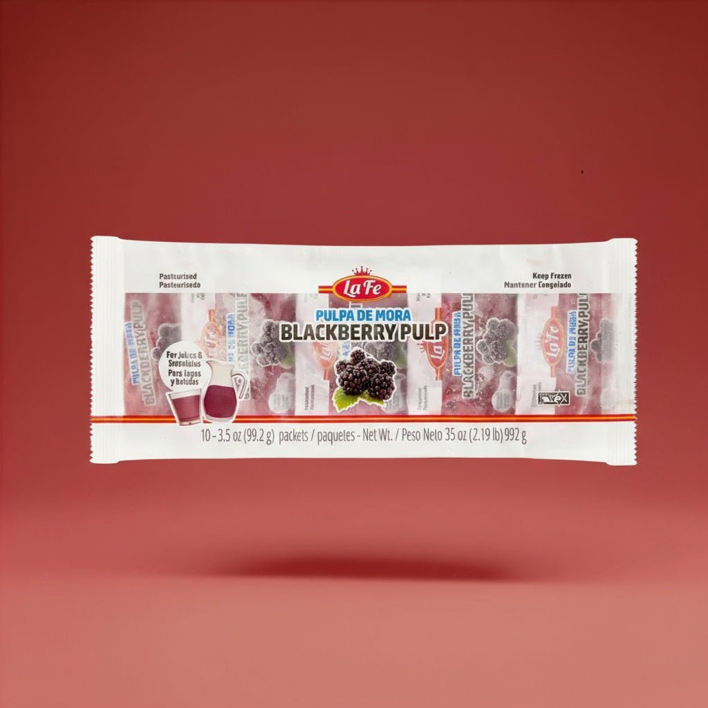 LA FE PULP MORA - COJINES 5/10 - 3.5 OZ - La Fe Foods