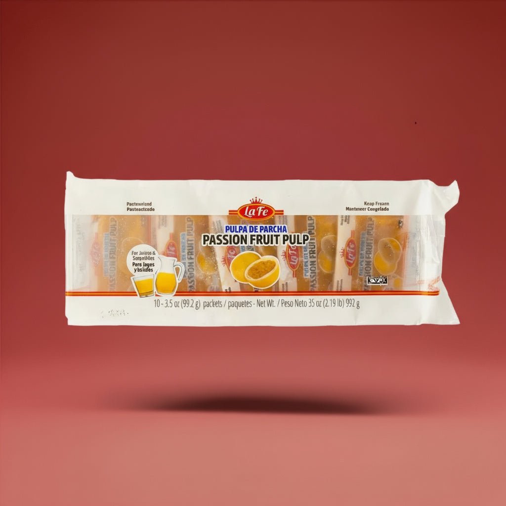 LA FE PULP PARCHA - COJINES 5/10 - 3.5 OZ - La Fe Foods