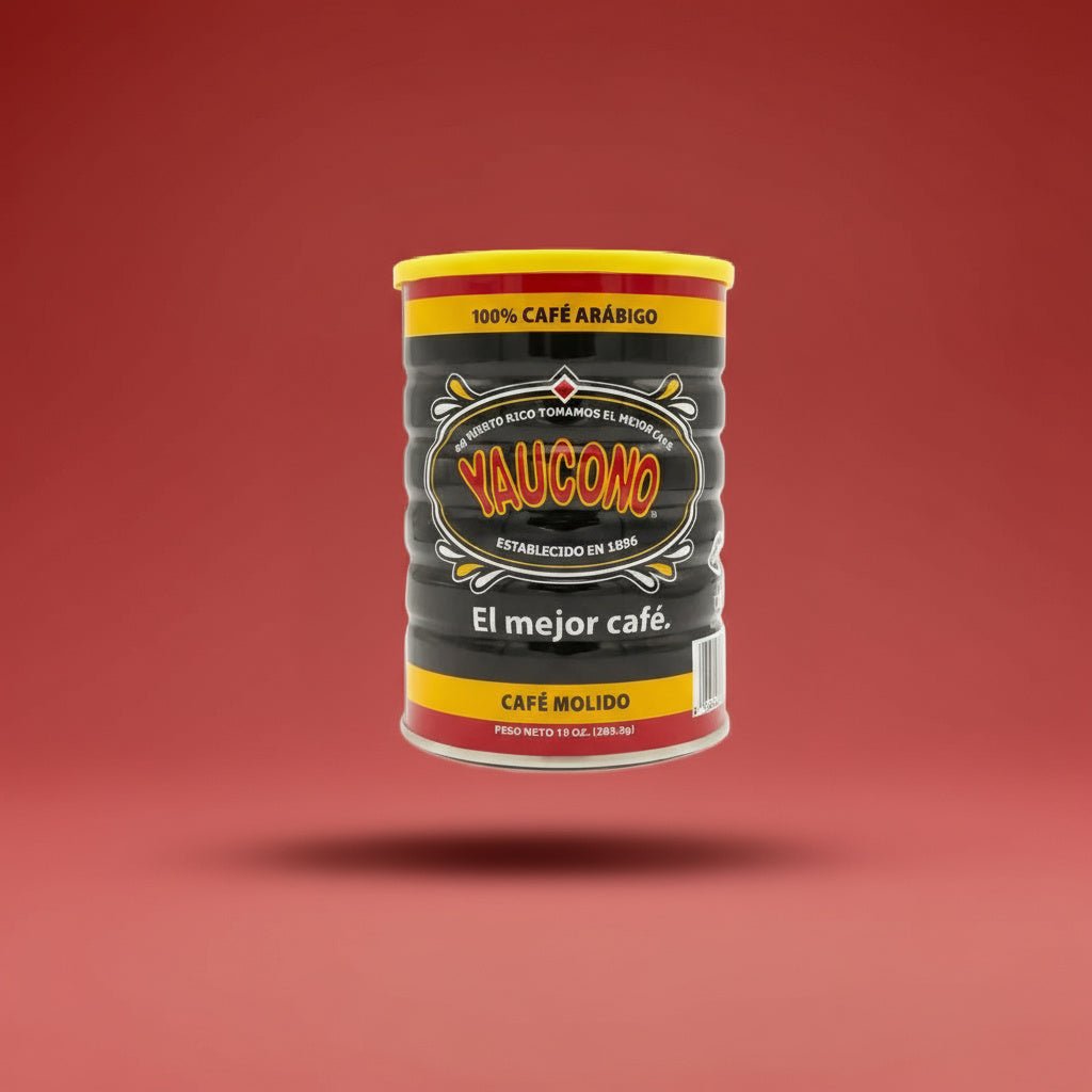 YAUCONO GROUND COFFEE 12/10 OZ CAN - La Fe Foods