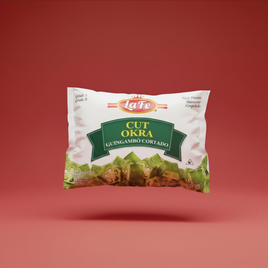 LAFE VEG - 1 CUT OKRA 12/16 OZ - La Fe Foods