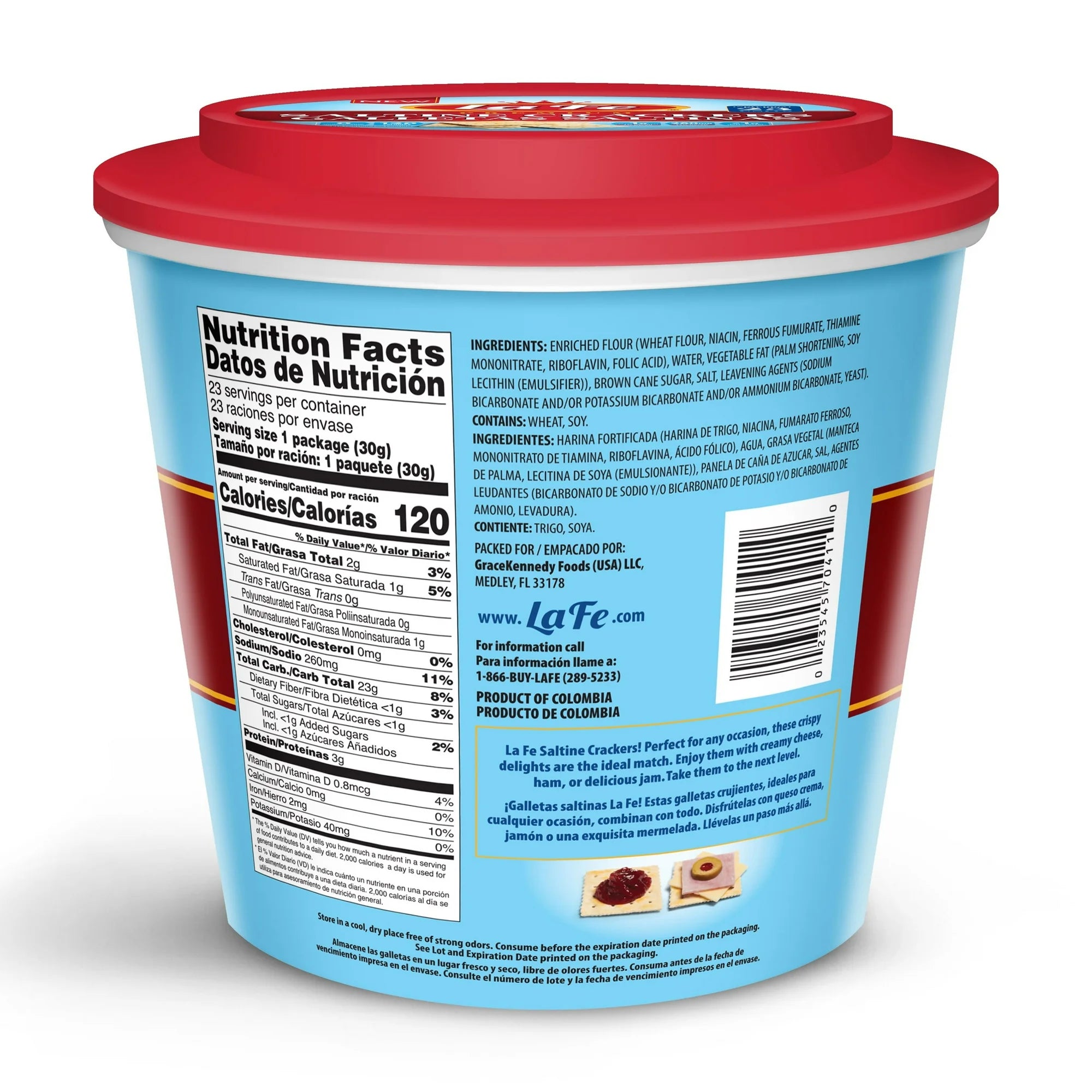 La Fe Premium Soda Crackers - La Fe Foods