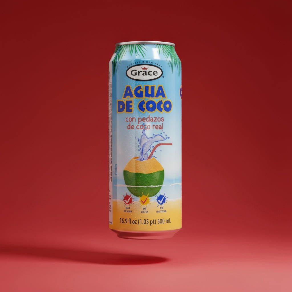 GR. COCONUT WATER (NO PULP) 24x500 ML AL - La Fe Foods