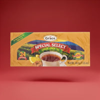 GRACE TEA GINGER LEMON 24X24X1.09 OZ - La Fe Foods