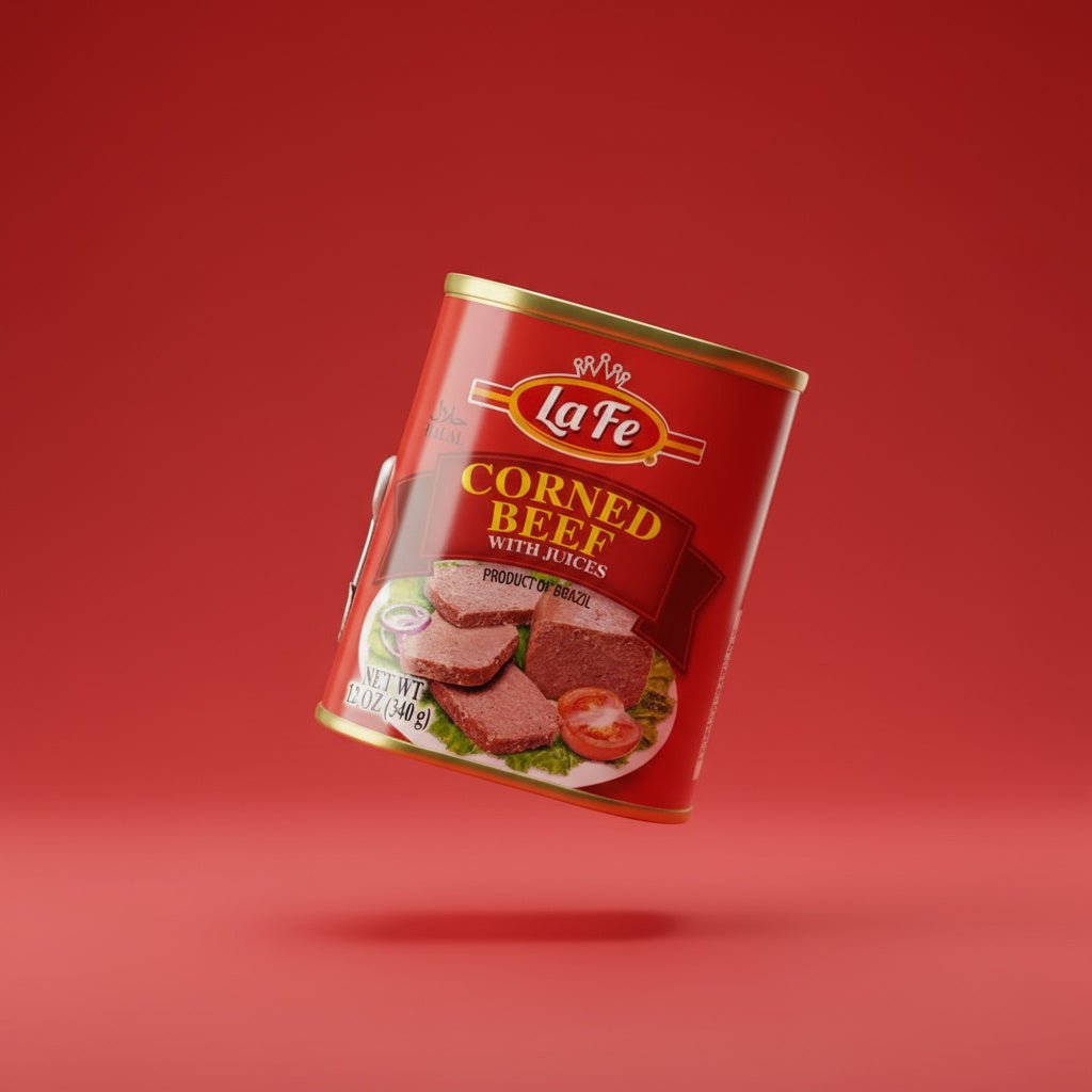LA FE CORNED BEEF 12/12 OZ - La Fe Foods