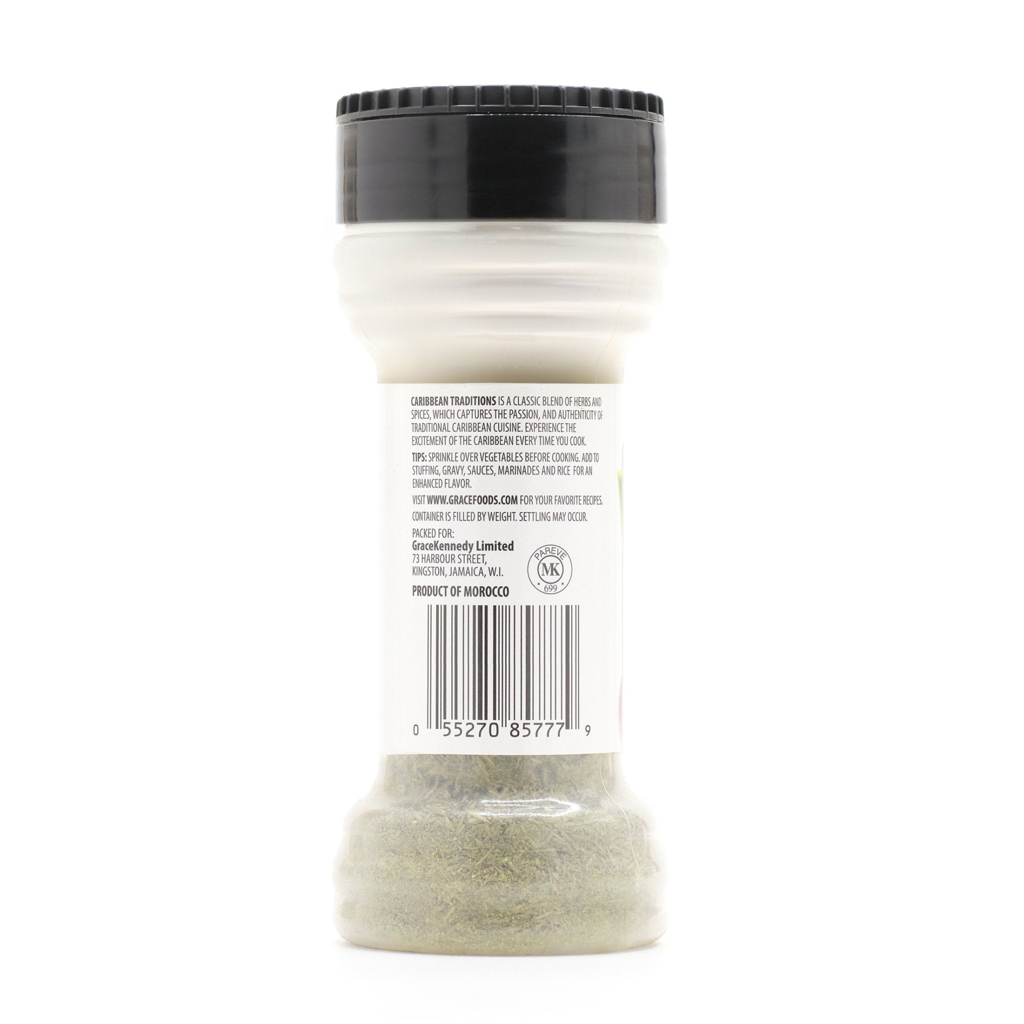 CARIB TRAD THYME LEAVES 12x1.09oz bottle, perfect for enhancing authentic Latin food and flavors.