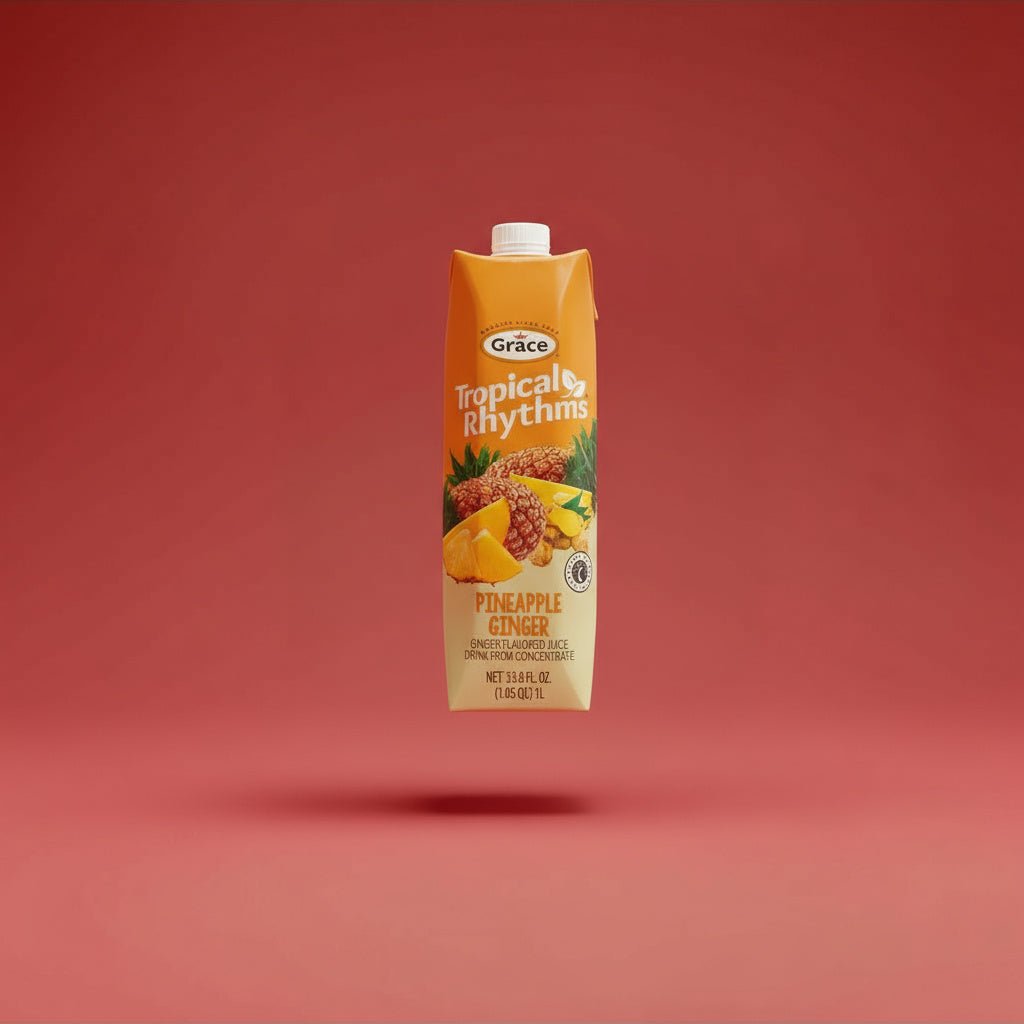 T/RHYTHMS PINEAPPLE GINGER TETRA 12x1L - La Fe Foods