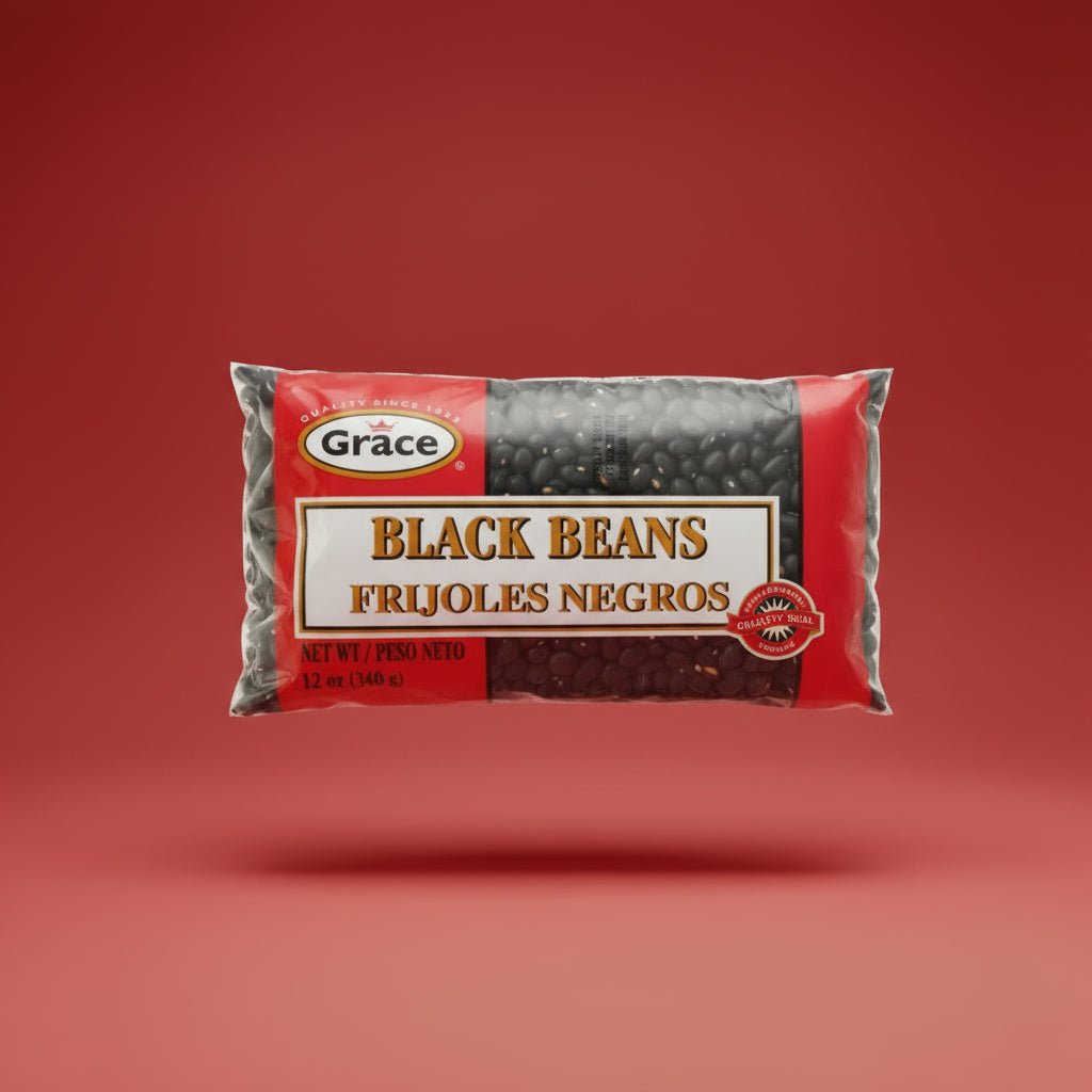 GRACE DRY BLACK BEANS 24X12 OZ - La Fe Foods