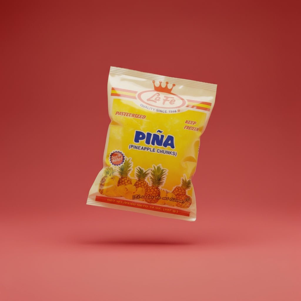 LA FE PULP PINEAPPLE 12/14 OZ - La Fe Foods