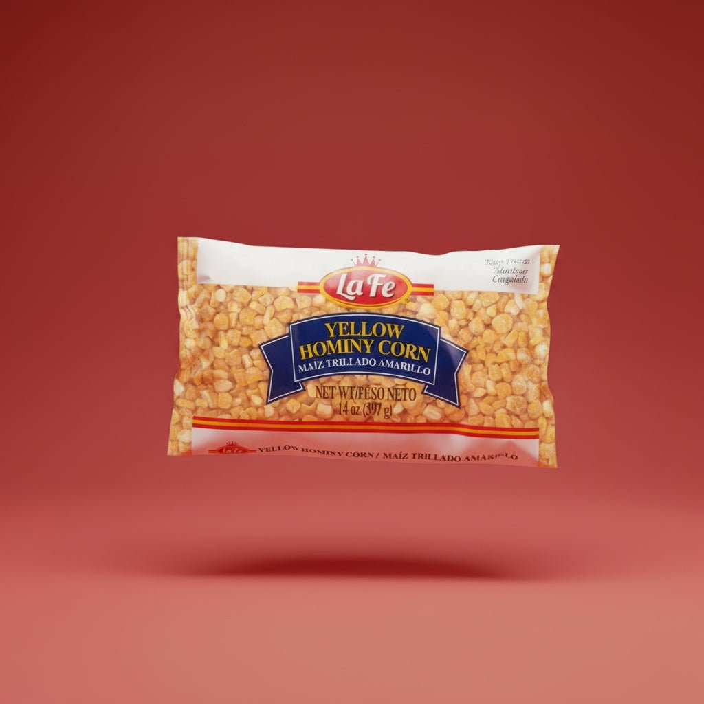 LA FE MAIZ TRILLADO AMARILLO 24/14 OZ - La Fe Foods